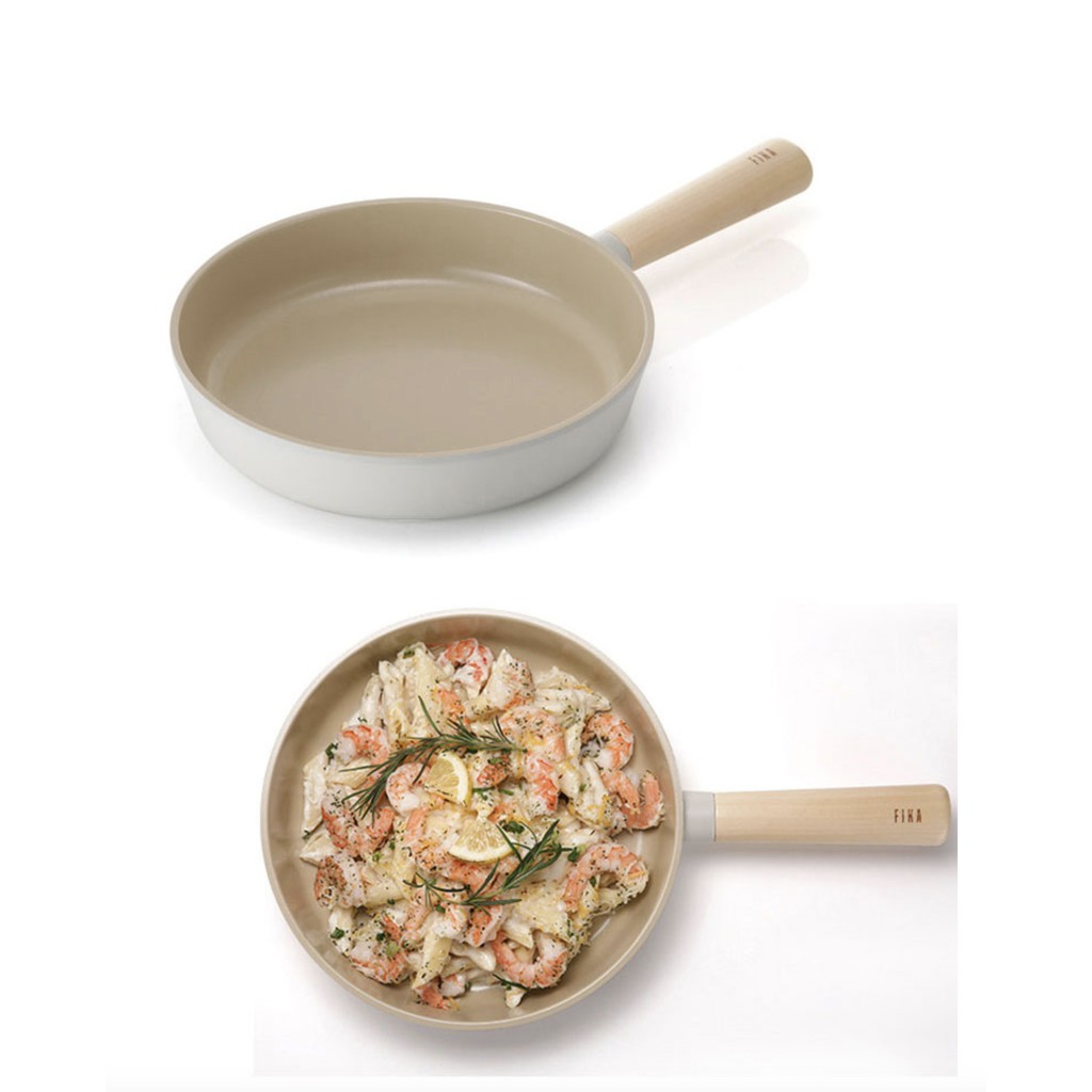 Bộ 4 món Neoflam Fika Hàn Quốc: chảo chiên cạn 24& 28cm, nồi sâu 18, nông 22cm. Hàng có sẵn giao ngay.