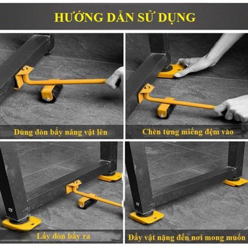 Bộ dụng cụ nâng và di chuyển đồ đạc tiện dụng ( giao mầu ngẫu nhiên )