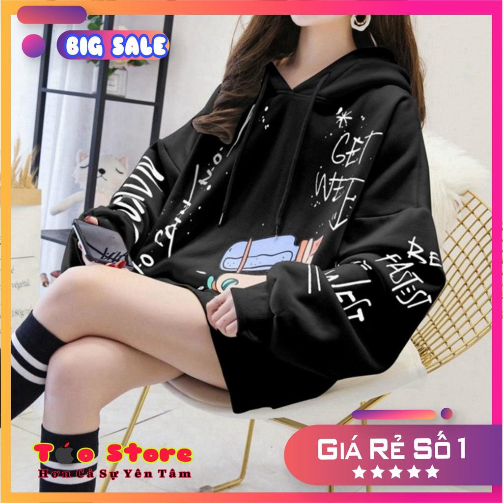 Áo khoác nỉ Hoodie KN4 in Thân áo và Tay áo, chất Nỉ bông dày đẹp, co giãn, form rộng