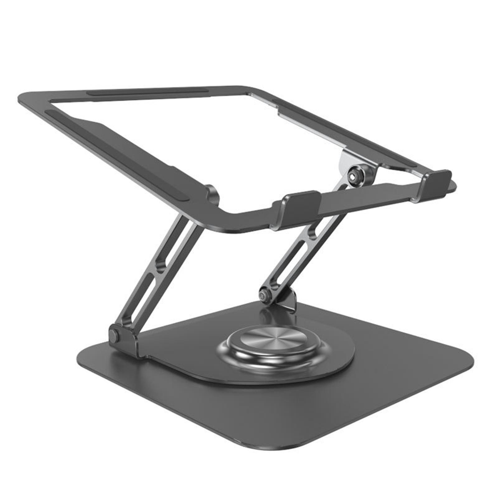 Universal Laptop Stand Ergonomic Heat Dissipation Adjustable for Tablet PC Black