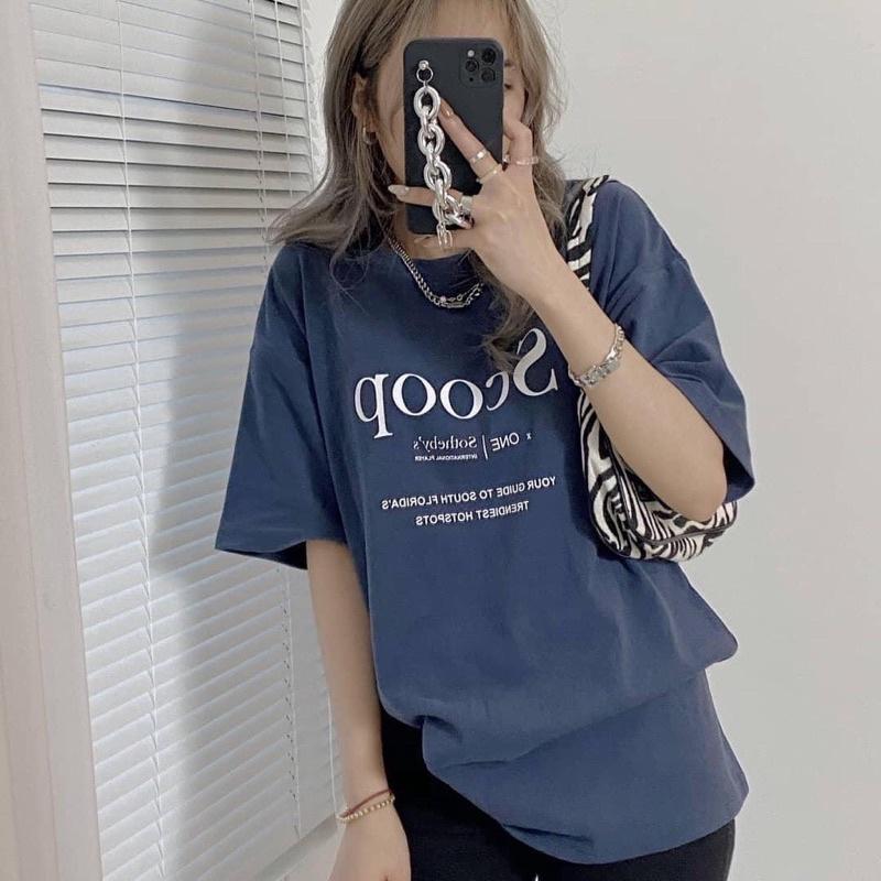 Áo Thun Unisex Form Rộng Hàng QC Cotton Oversize,Hình In Sắc Nét,Phong Cách Hàn Quốc TH205