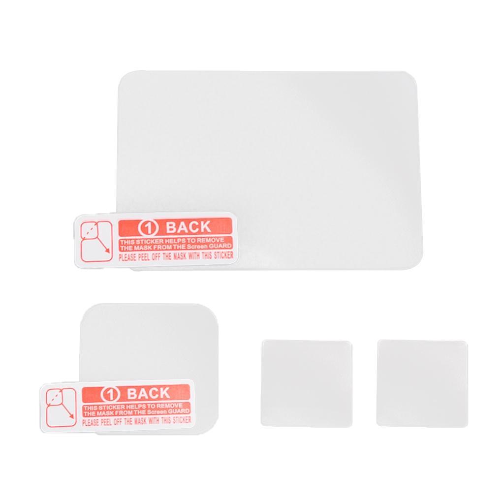 Tempered Glass Film Lens+Screen Protector Cover for 8 Black