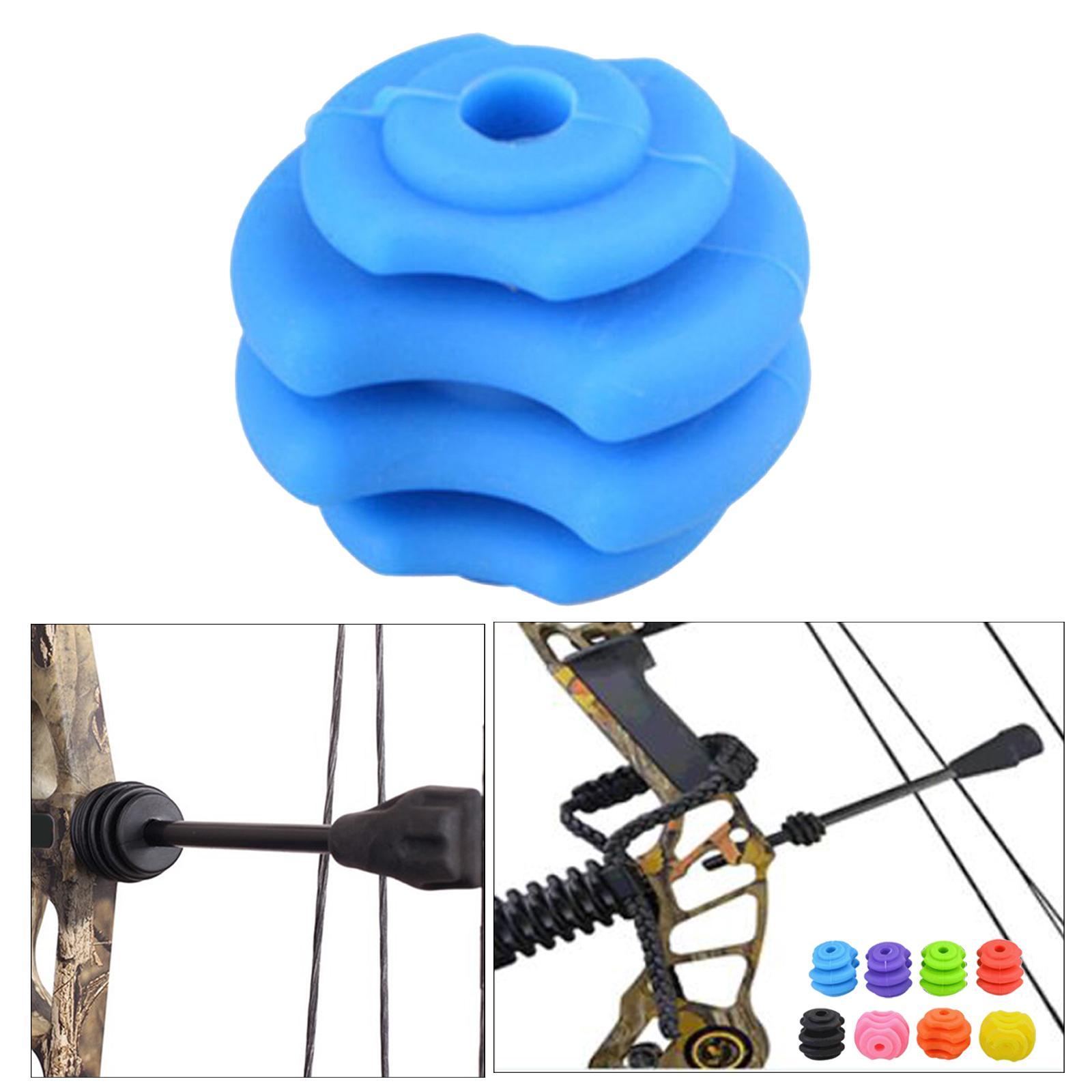 Compound Bow Stabilizer Ball Decelerator Shock Absorber Noise Blue