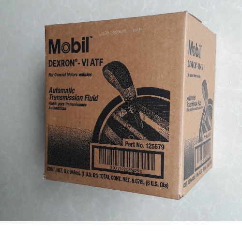 Thùng 6 chai dầu hộp số MOBIL ATF - DEXRON - Dầu nhớt Mobil nhập khẩu từ Mỹ