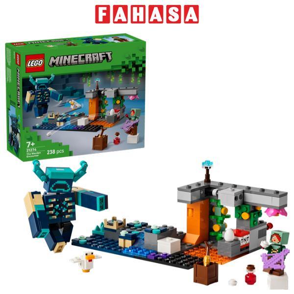 Đồ Chơi Lắp Ráp Cuộc Chạm Trán Warden - Lego Minecraft 21274 (238 Mảnh Ghép)