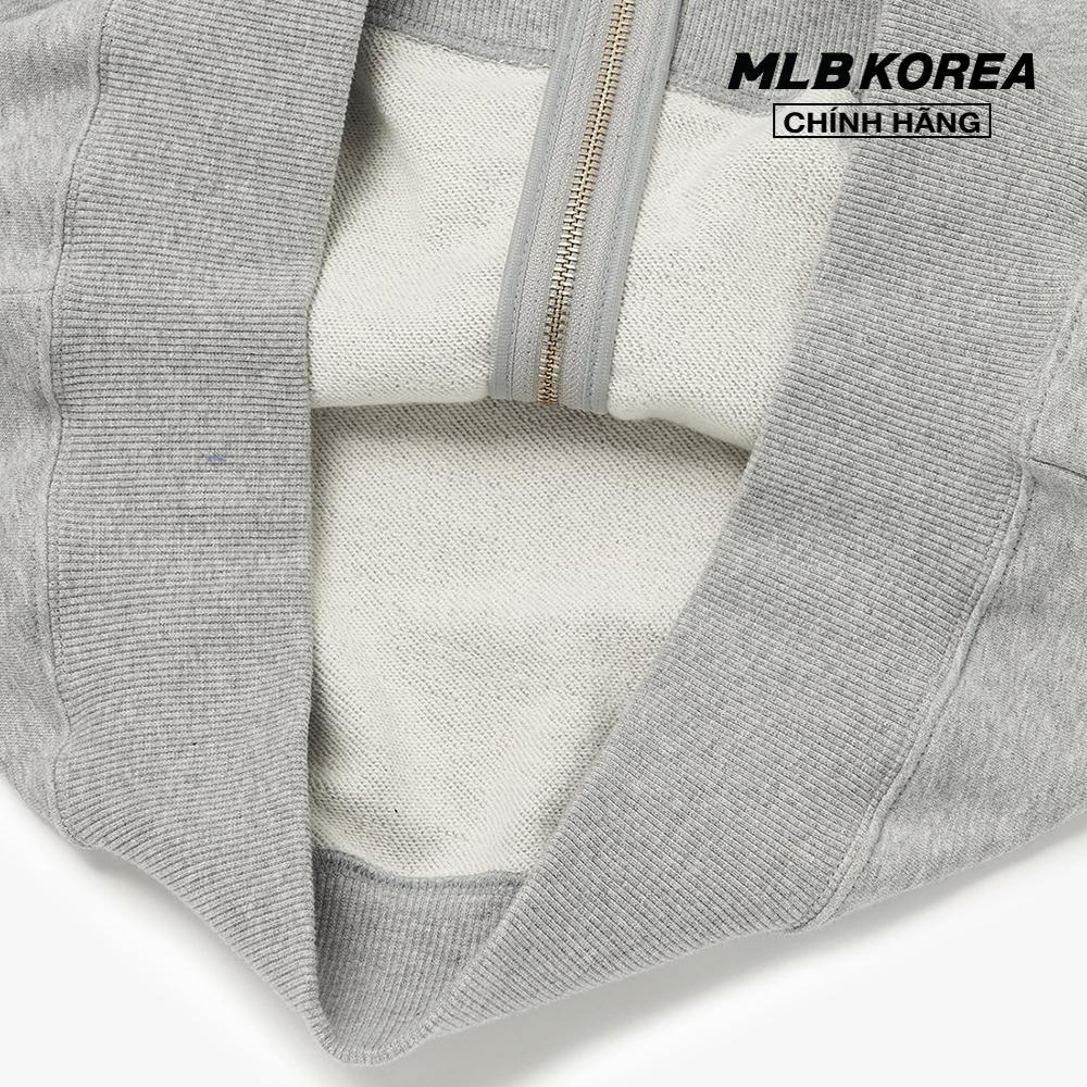 MLB - Áo hoodie tay dài phối mũ Basic Mego Logo Hood Zip Up 3ATRB0224