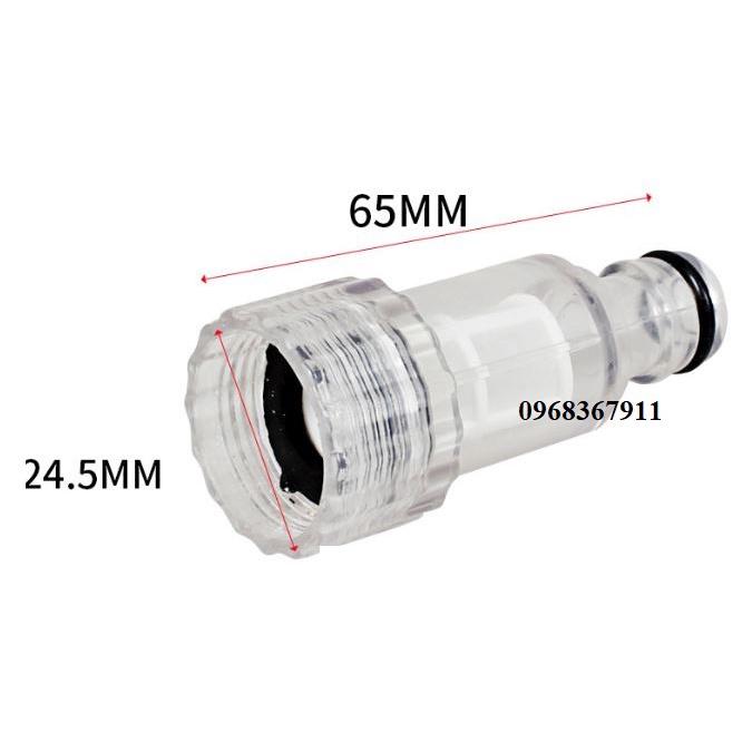 Cút lọc nước máy rửa xe - đầu lọc nước lắp máy rửa xe