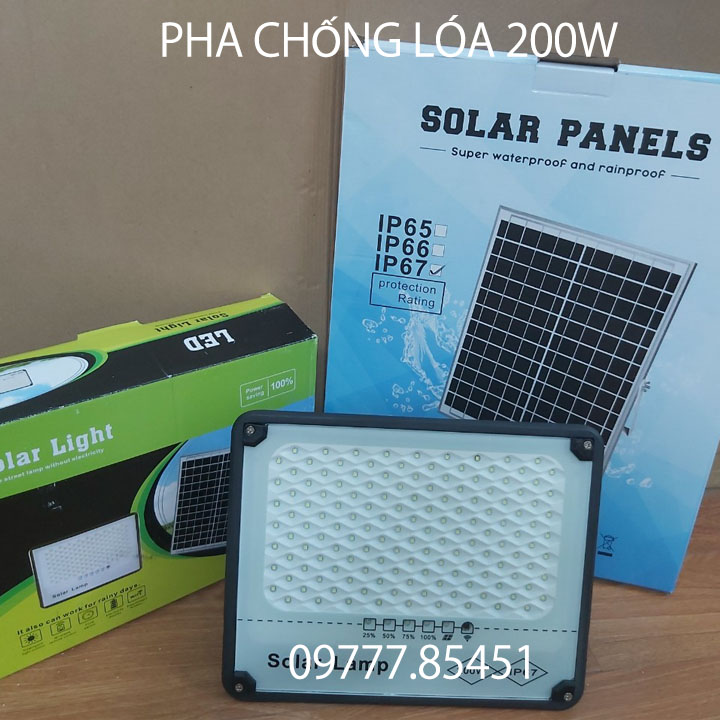 Đèn Năng Lượng Mặt Trời 200W Solar Lamp