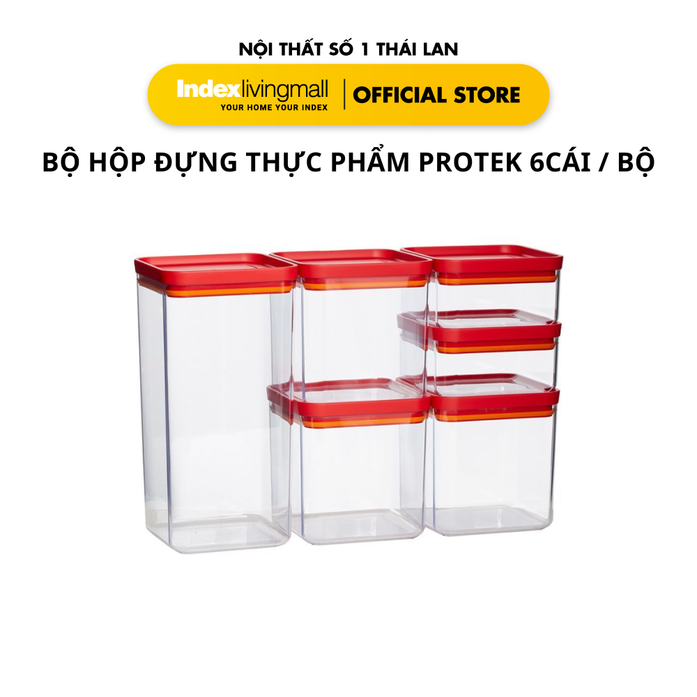 Bộ Hộp đựng thực phẩm PROTEKT 6 Món  | Index Living Mall