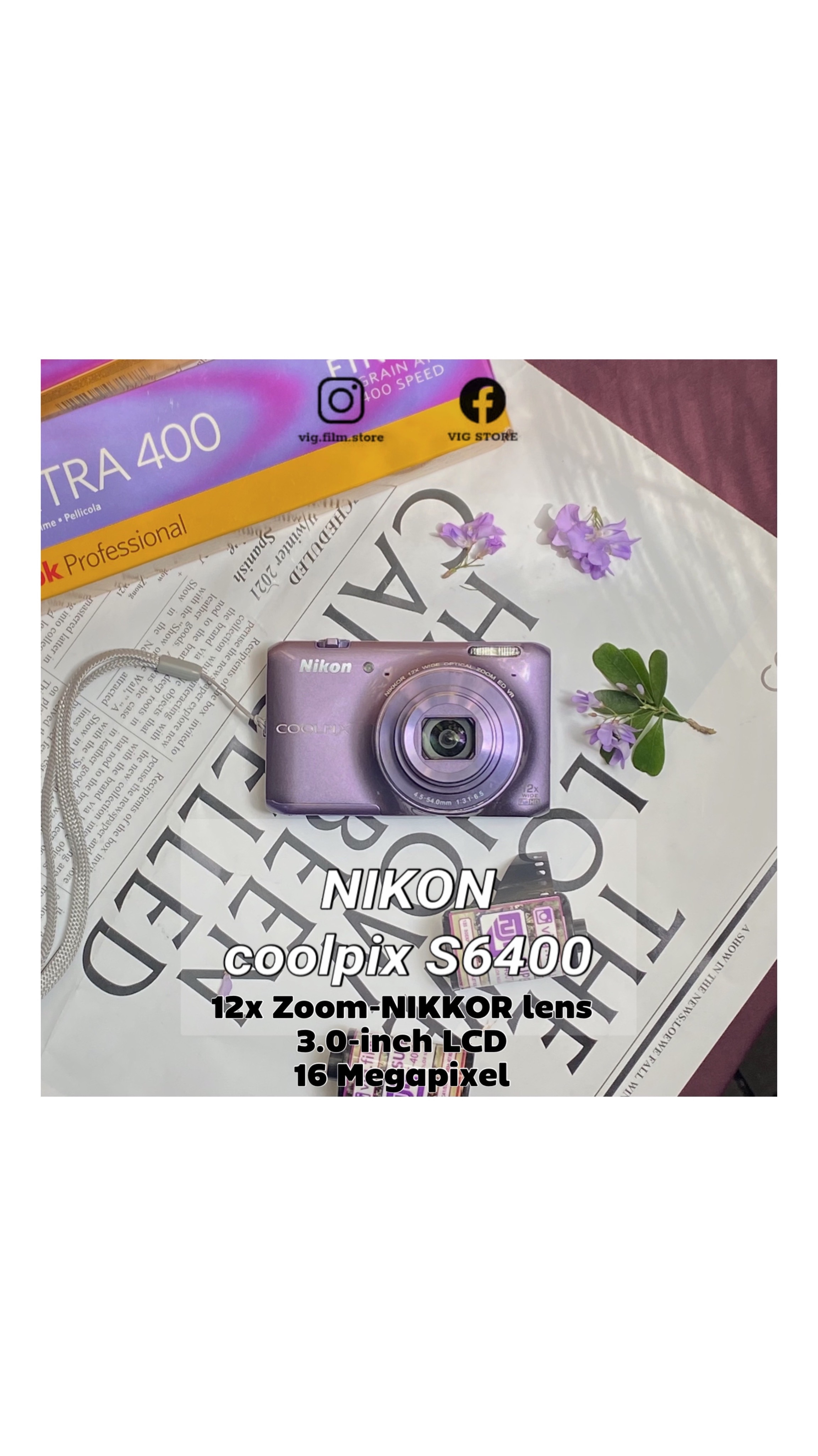 Máy ảnh nikon coolpix s6400