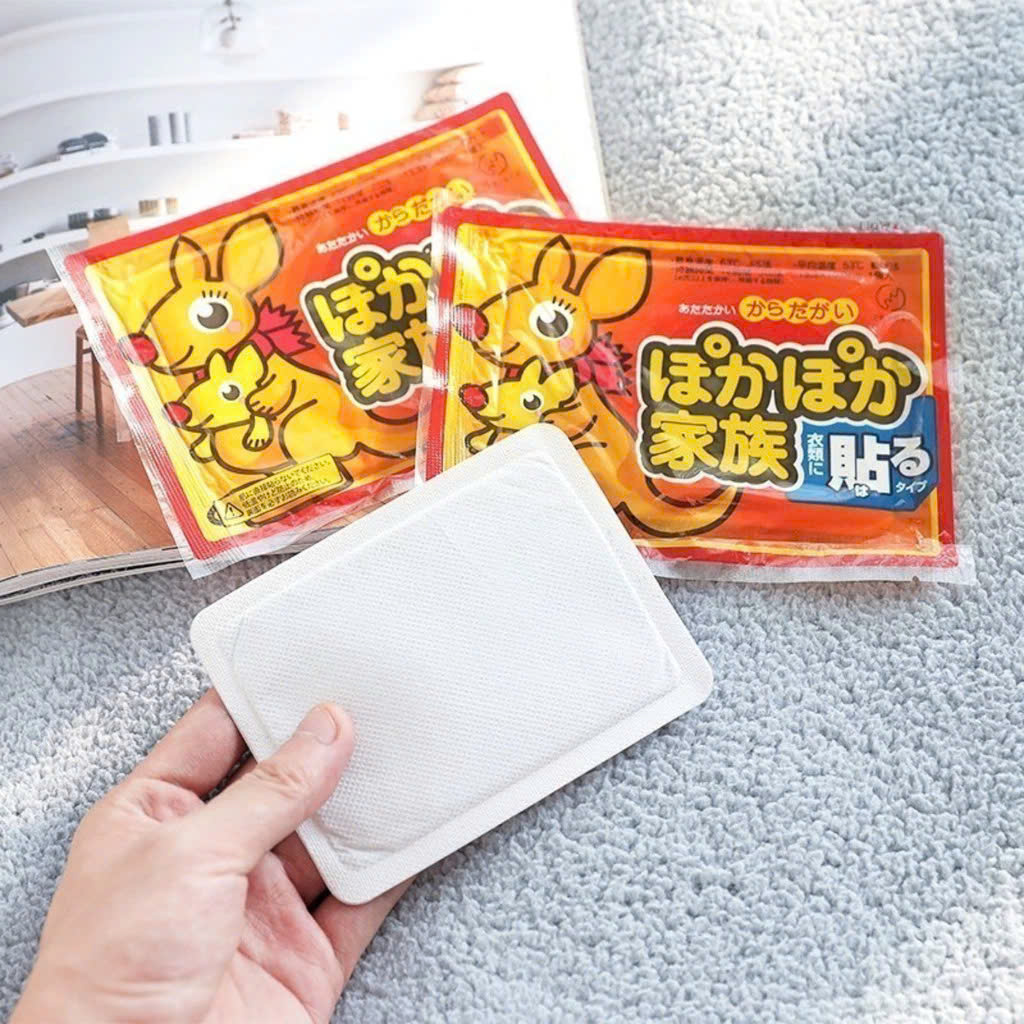COMBO 5 Miếng Dán Giữ Nhiệt Cơ Thể 6 giờ Văn Phòng Phượt Du Lịch Dã Ngoại - Hàng Nhập Khẩu