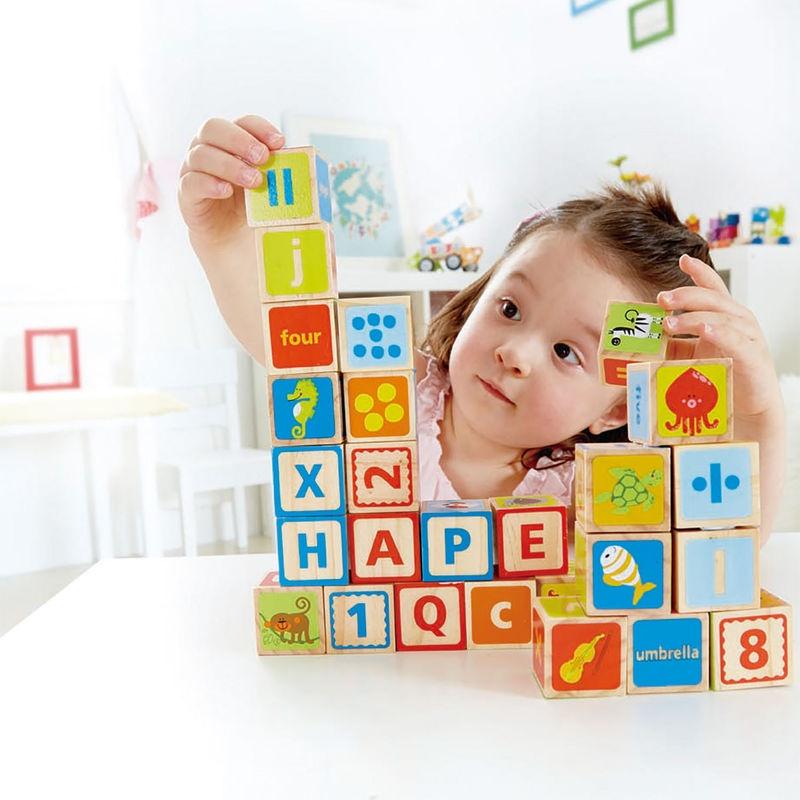 Đồ Chơi Hình Khối Hape ABC Blocks E0419A