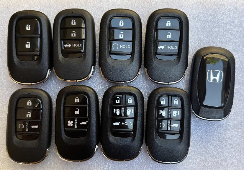 Bao da ép phom handmade chìa khóa xe ô tô Honda CRV HRV CIVIC 2,3,4,5,6 nút bấm da bò thât giá tận xưởng (có bán sỉ ) - hàng chính hãng