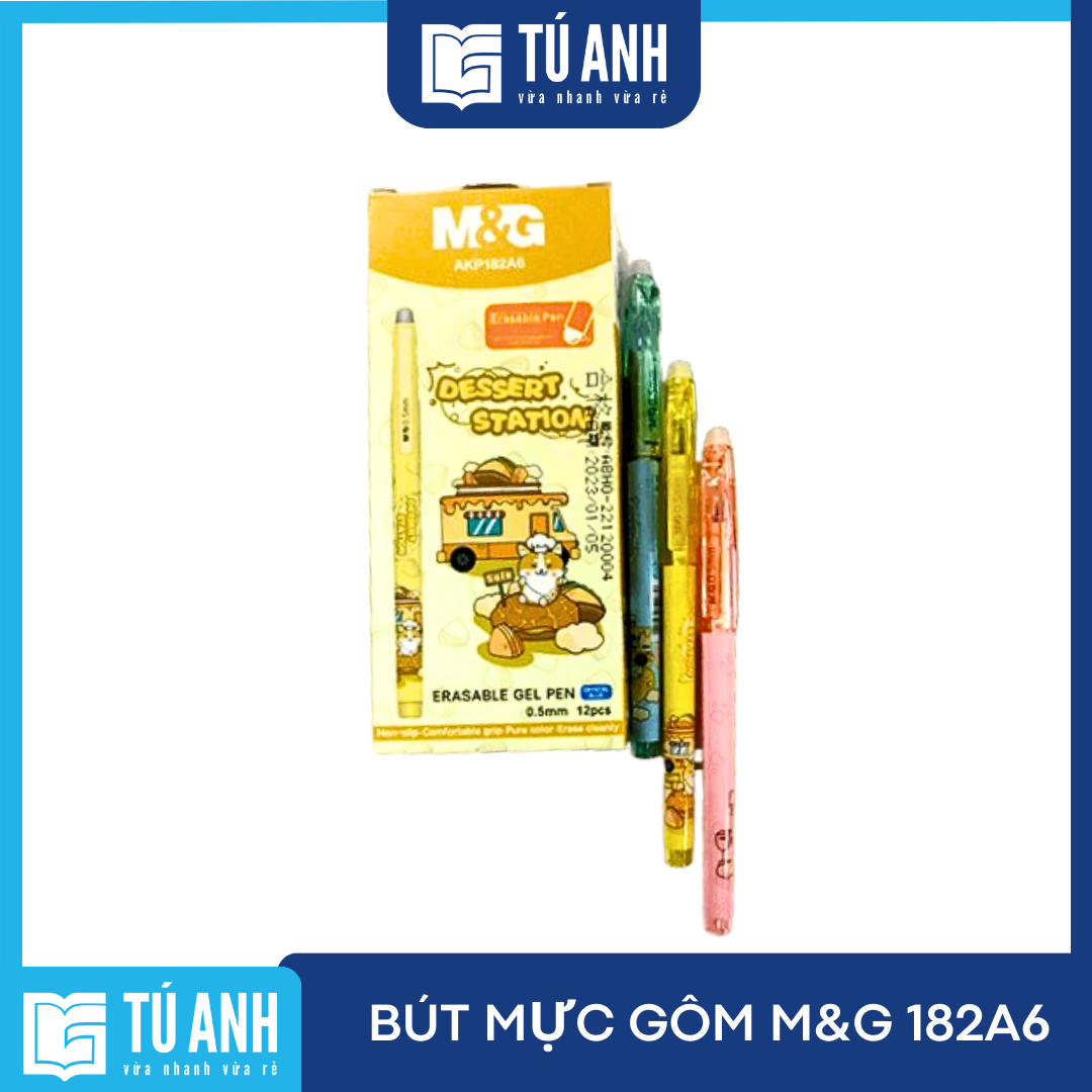 Bút mực gôm M&G (Hộp 12 cây)