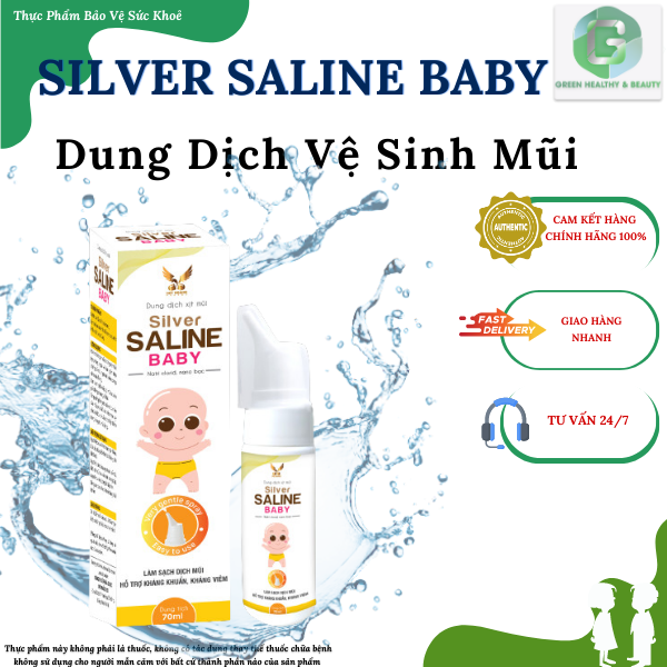 Silver Saline Baby - Dung Dịch Xịt Mũi Dành Cho Bé