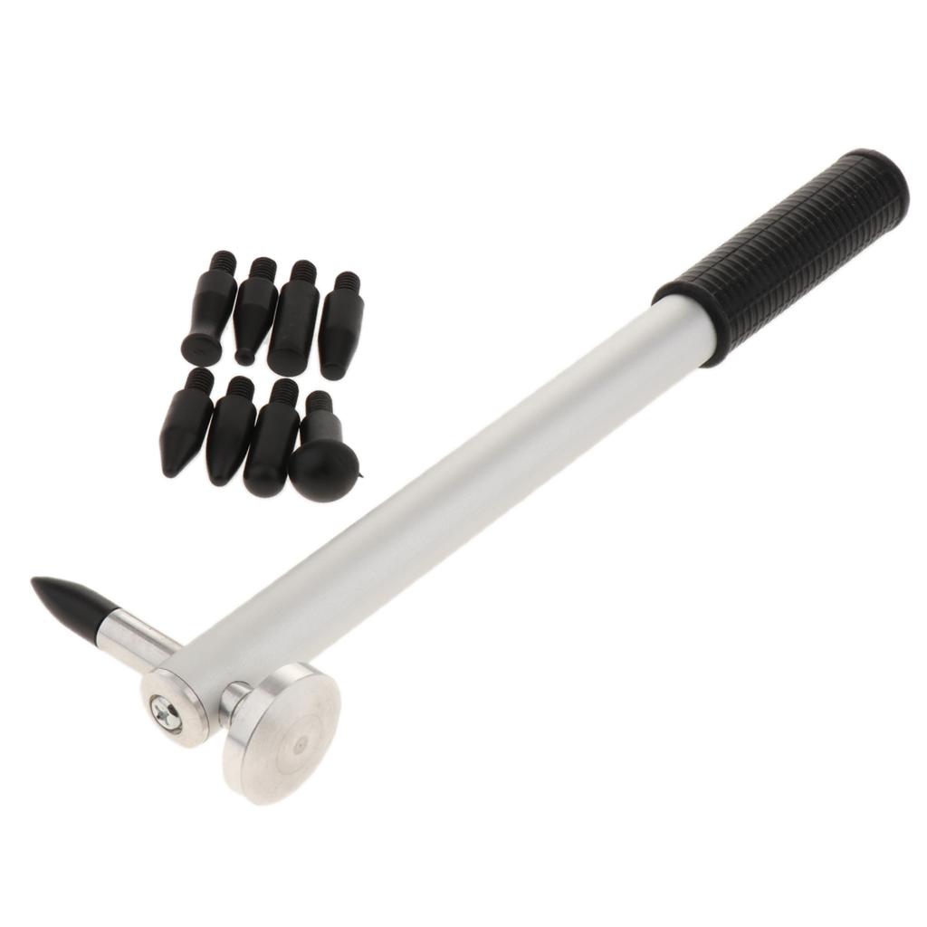 10 Pieces Paintless Dent Repair Tool Hail Ding Hammer Tap Down Pen Car Body
