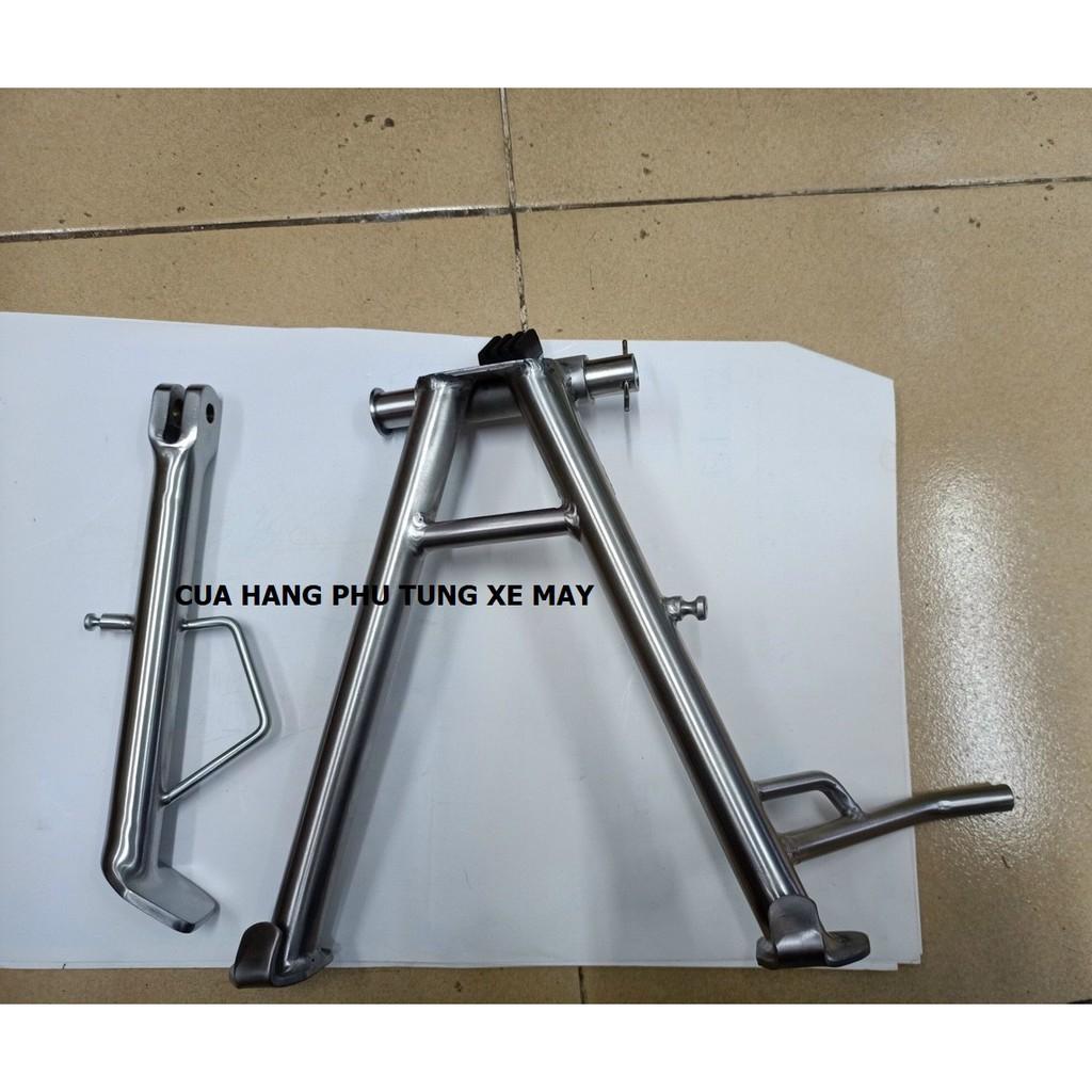 BỘ CHỐNG ĐỨNG + CHỐNG NGHIÊNG INOX 304 dành cho xe RAIDER FI - SATRIA