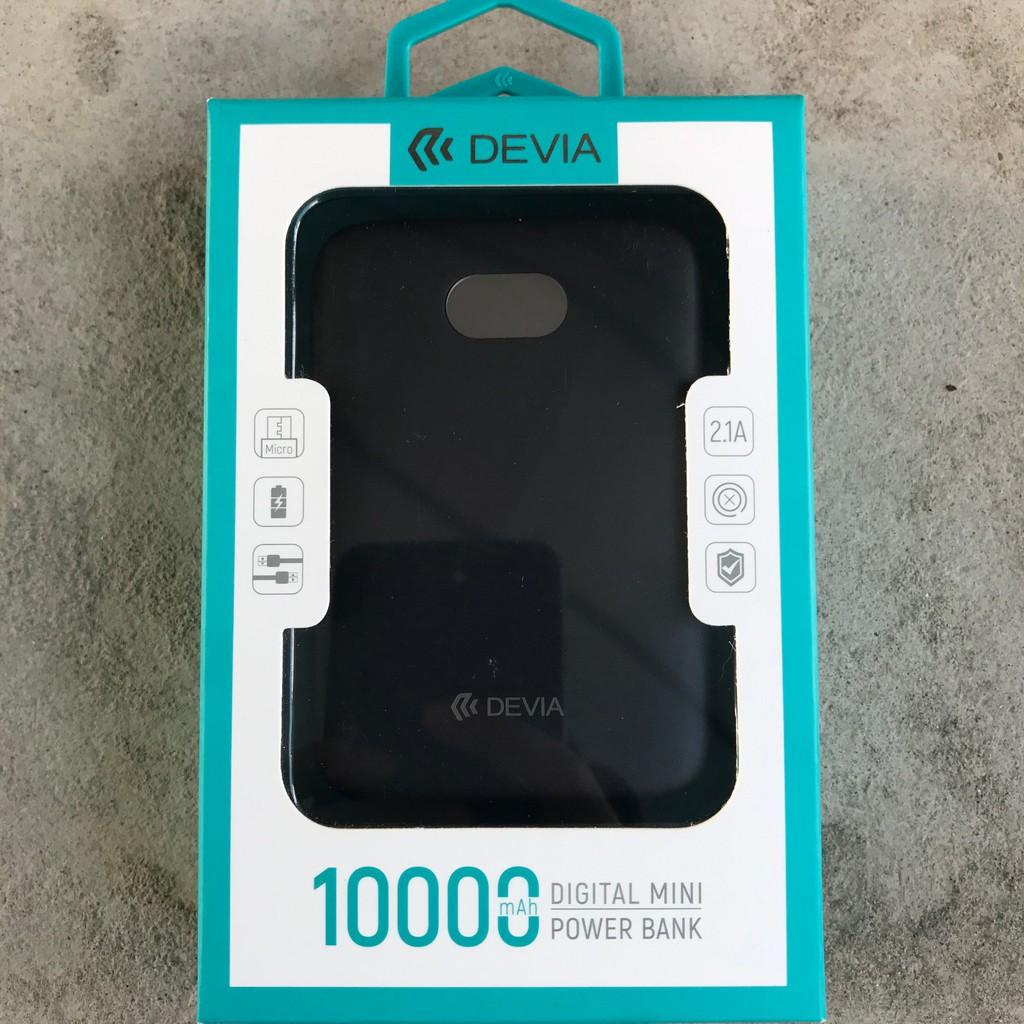 Pin dự phòng Devia 10.000 mAh Mini kèm cáp - Hàng chính hãng