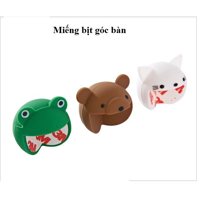 Miếng bịt Góc Nhọn Bàn hình thú CUTE , bọc góc giường bảo vệ an toàn cho bé