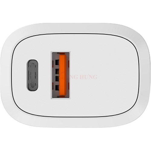Cốc sạc Havit 1USB 1Type-C 20W PD UC166 - Hàng chính hãng