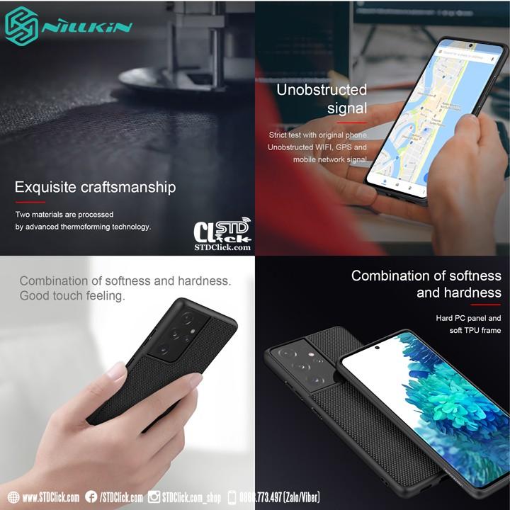 ỐP LƯNG DÀNH CHO ĐIỆN THOẠI SAMSUNG GALAXY S21 ULTRA 5G NILLKIN TEXTURED NYLON FIBER