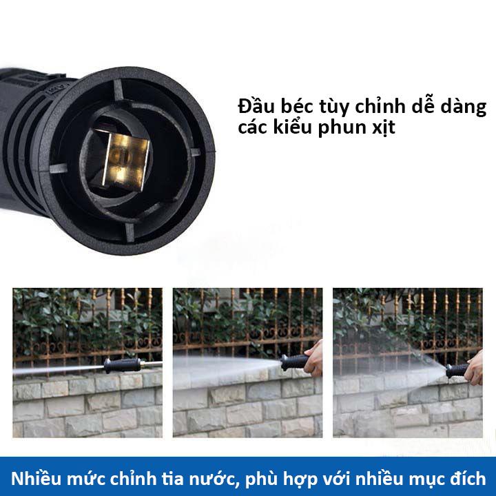 Béc xịt rửa xe mỏ vịt  chỉnh tia nước của súng xịt rửa xe mini gia đình C0004-31