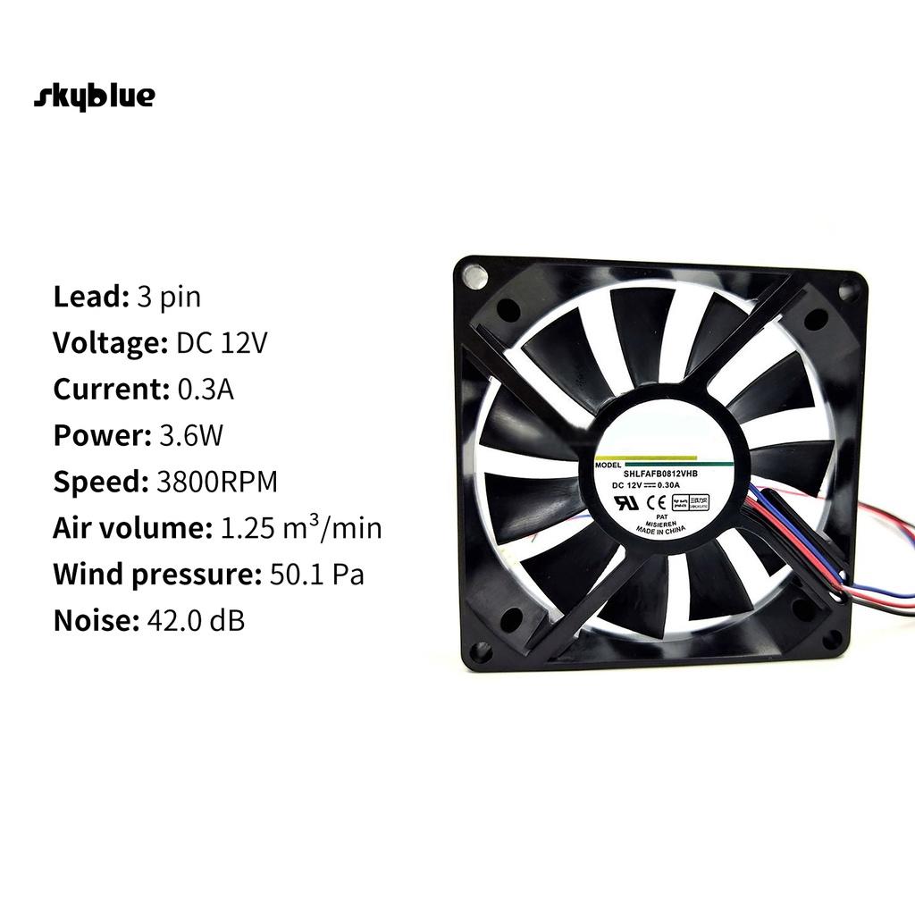 Quạt tản nhiệt máy tính 3800RMP 12V 0.3A