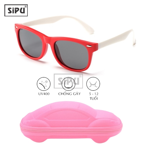Mắt Kính Trẻ Em SiPU Chính Hãng Cao Cấp MK02 Chống UV400 + Chống gãy - Bé Trai Bé Gái
