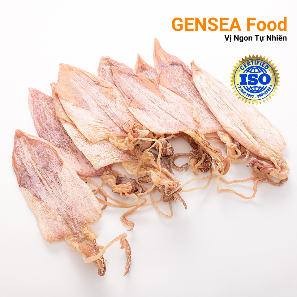 Mực Khô Câu Phú Quý GENSEA Food G1016 Thượng Hạng Không Chất Bảo Quản Ngọt Tự Nhiên