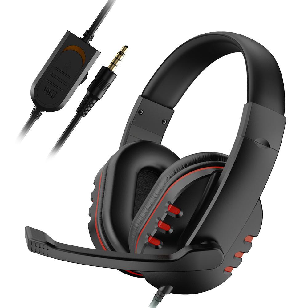 Chơi Game Có Dây Tai Nghe Game Thủ Tai Nghe Có Micro Cho Máy Tính Laptop PS4 PS5 Play Station 4 5 Nintendo Công Tắc Máy Tính Bảng
