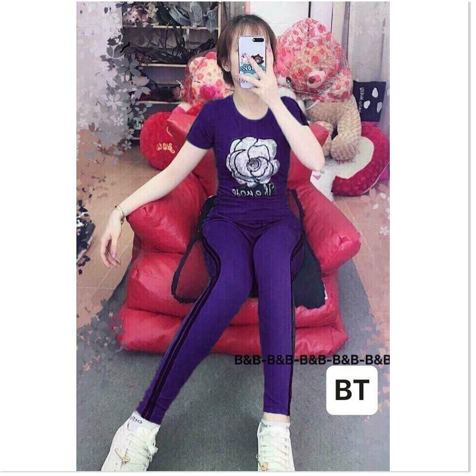SET ĐỒ BỘ NỮ THUN,CHẤT LIỆU VÃI THOÁNG MÁT VÀ CO GIẢN 4C LANA FASHION