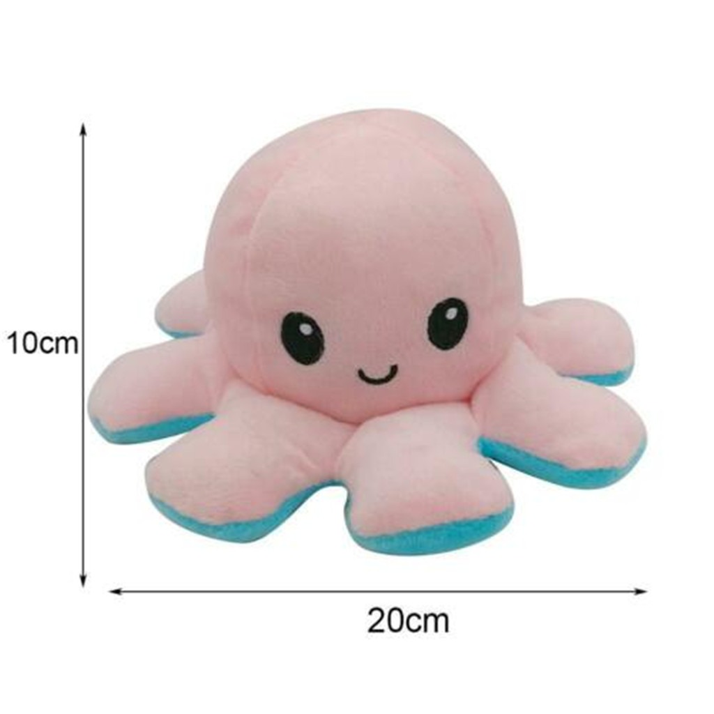 Bạch tuộc cảm xúc nhồi bông đội đầu khổng lồ size 90cm - Bạch tuộc cảm xúc size lớn khổng lồ cao cấp