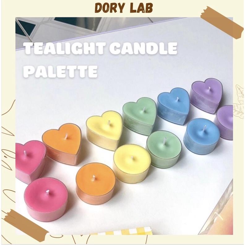 Nến Thơm Tealight Không Khói Handmade Nhiều Màu - Dory Lab