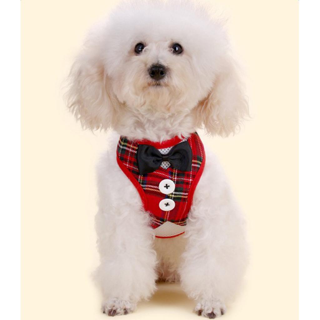 Adjustable Dog Harness Traction Rope Dog Vest Clothes