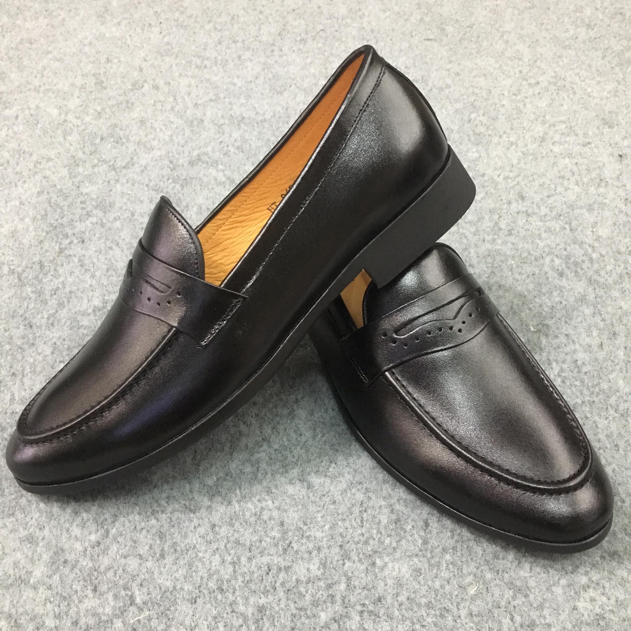 Giày da nam lười HT 86912