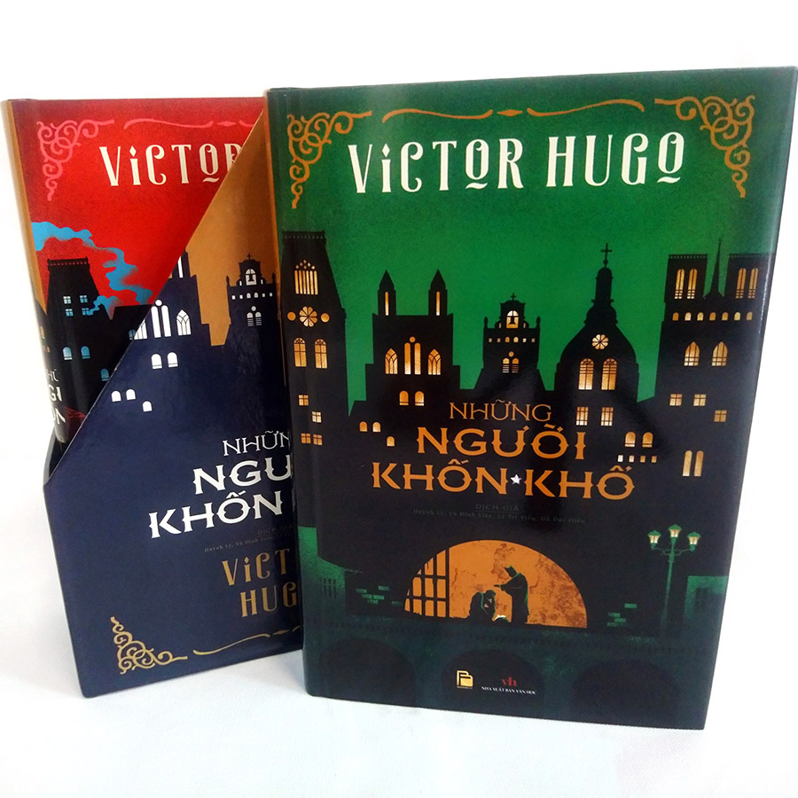 boxset bìa cứng - NHỮNG NGƯỜI KHỐN KHỔ - Bộ 2 tập - Victor Hugo - Văn học Pháp kinh điển