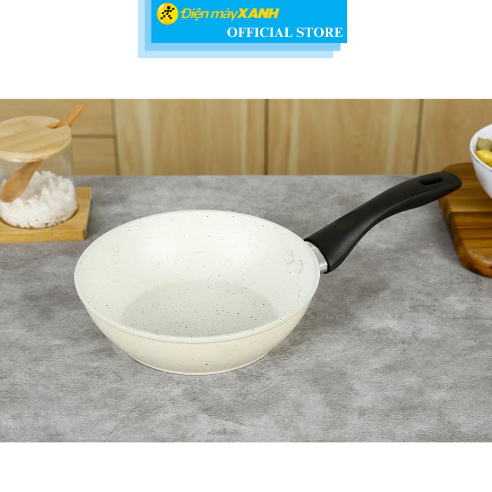 Chảo nhôm chống dính vân đá đáy từ 20 cm Green Cook GCP226-20IH