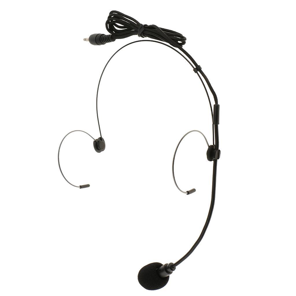 17X Mono Double Ear Hook Vacuum Tube Megaphones Microphone 3.5mm Straight Angle