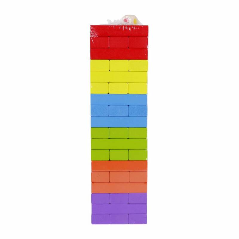 Boardgame Rút Gỗ Màu Jenga loại to 30cm