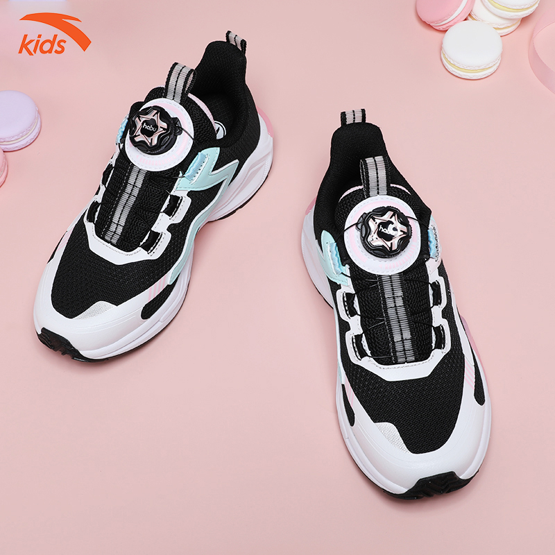 Giày Chạy Thể Thao Bé Gái Anta Kids GONGSU 2.0 W322345505 Size 33-38