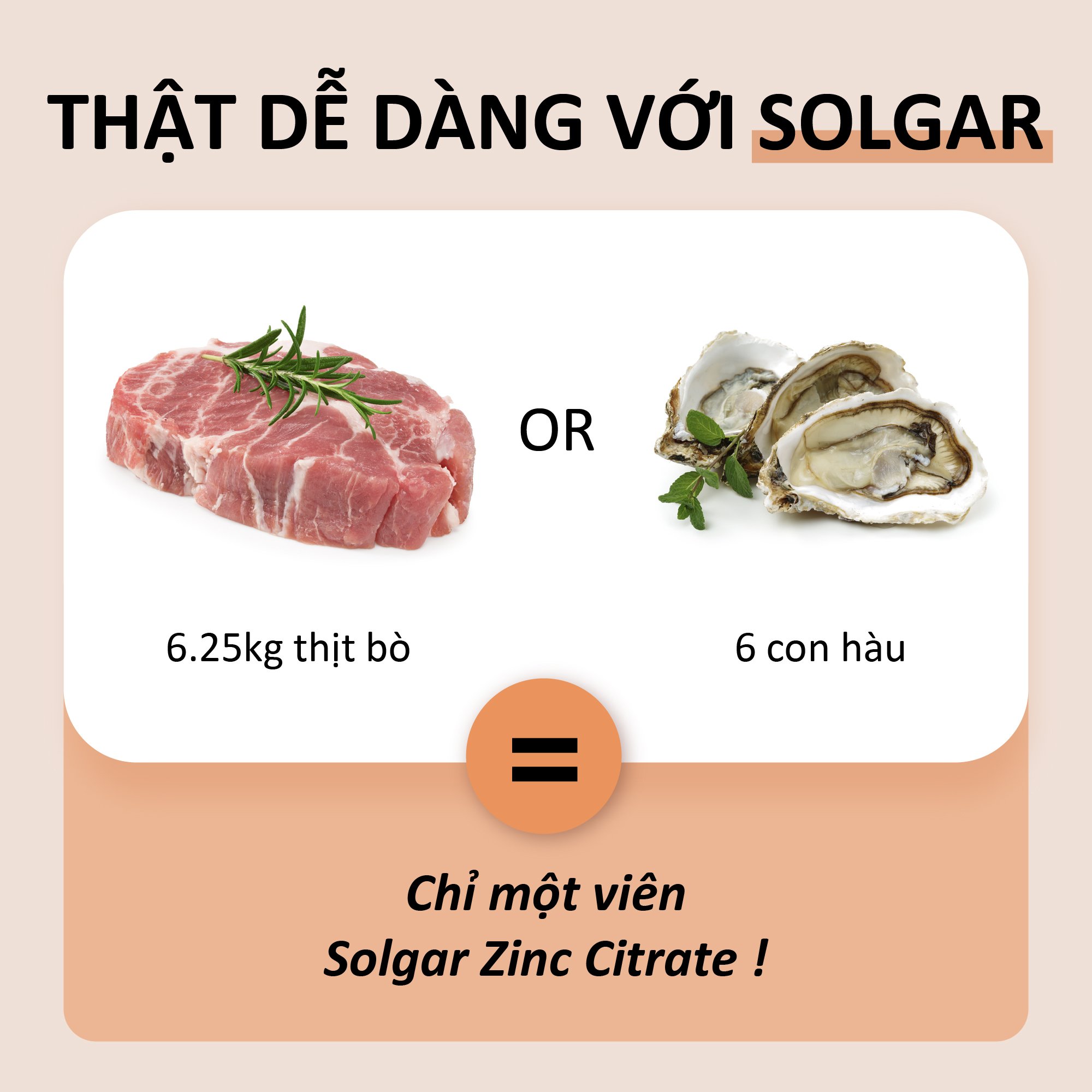 NHẬP KHẨU USA CHÍNH HÃNG - Viên uống tăng cường sức khỏe sinh lý nam giới, ngăn ngừa các bênh tuyến tiền liệt Solgar Kẽm Citrate 30mg