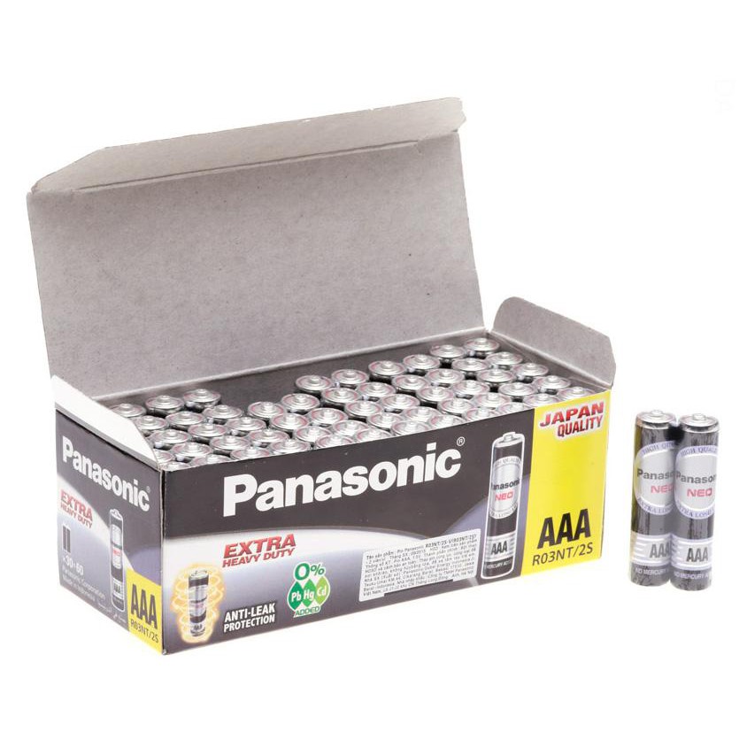 Pin Than Đen AAA Panasonic R03NT/2S-V - Hàng Chính Hãng