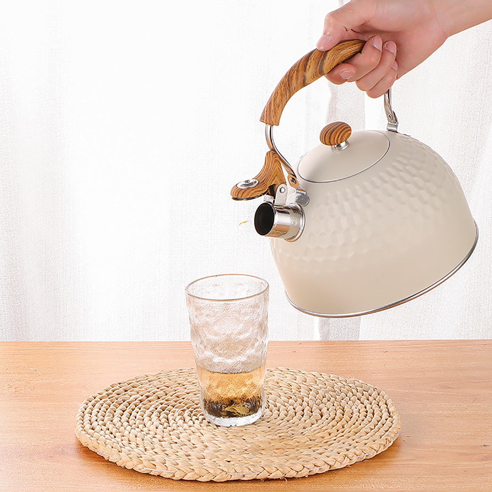 Stainless Steel Whistle Kettle for Tea Room Induction Cooker Making Coffee