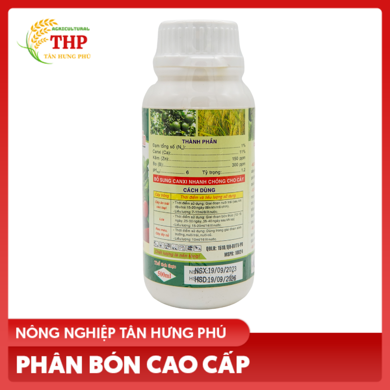 Phân Bón Lá Canxi-Bo-Kẽm