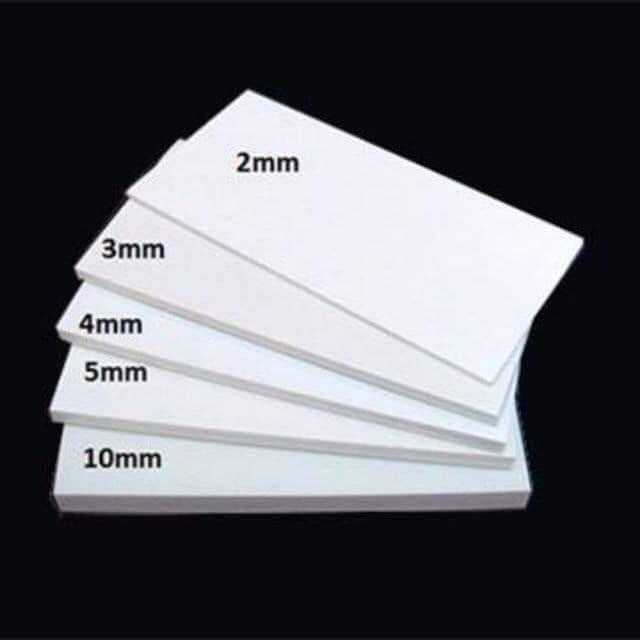 Tấm bìa formex cứng dày 2/3/4/5/8/10/15/18mm dùng làm đồ handmade, mô hình.