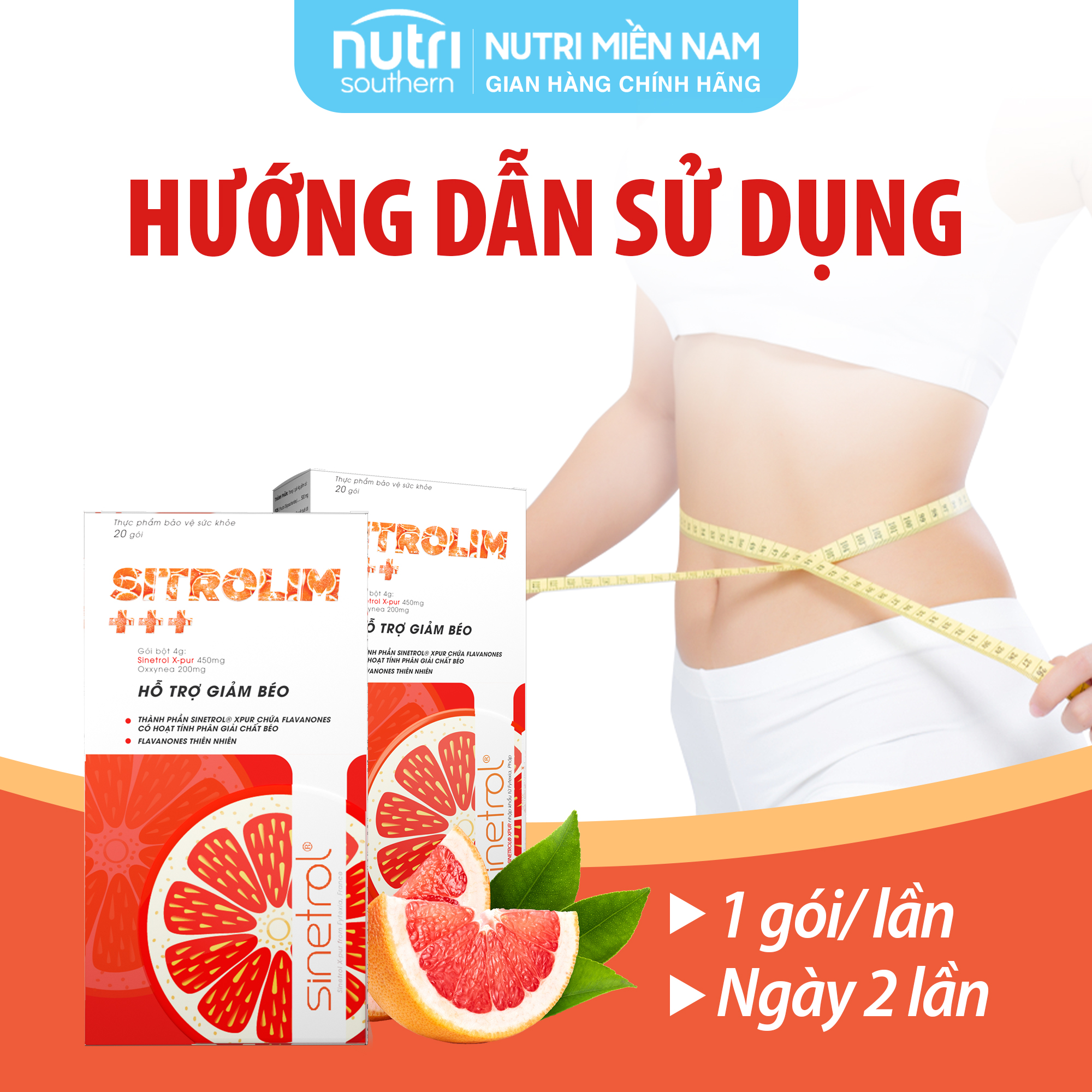 SITROLIM - Hỗ trợ kiểm soát cân nặng an toàn, nguyên liệu nhập khẩu từ Pháp