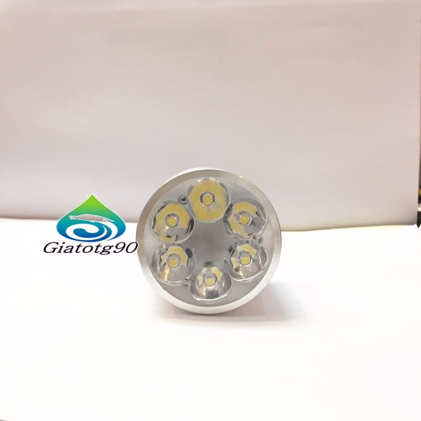 Đèn Led trợ sáng xe máy gắn chân gương Loại 6 Led 206401