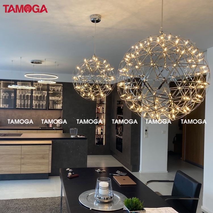 Đèn thả thông tầng cầu sao cỡ 600mm TAMOGA CUZIS 5840