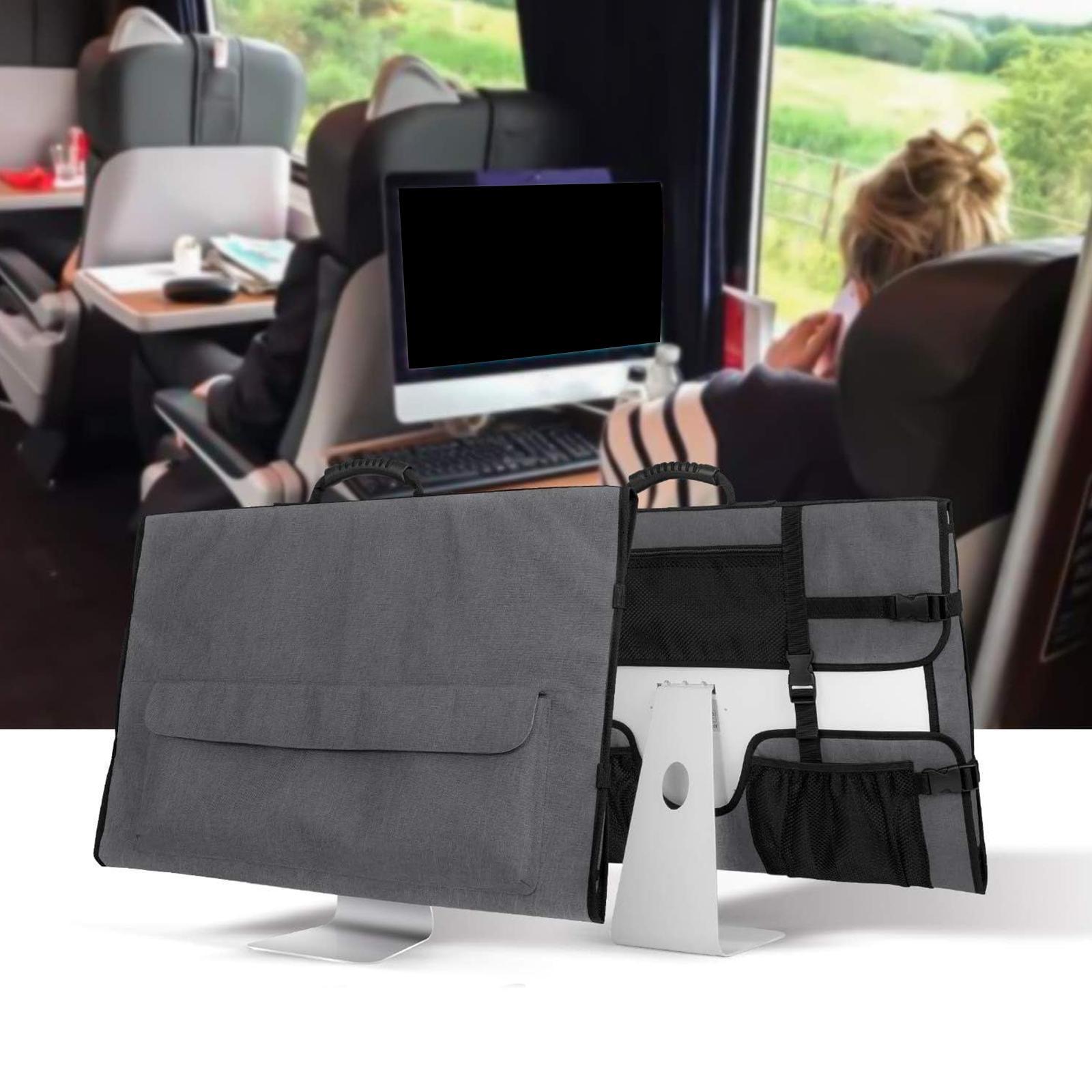 27" Monitor Carrying Case for Desktop Computer Screen and Accessories