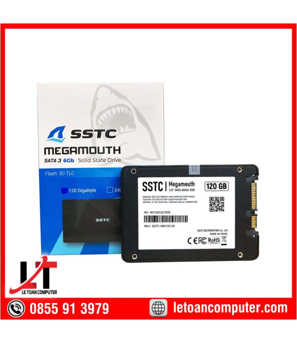 Ổ cứng SSD SSTC 120GB Megamouth (Sata III | SSTC-MM120-25) - Hàng Chính Hãng